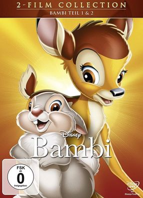 Bambi 1&2 (DVD) DP Disney Classics Doppelpack, Slipcase, 2Di