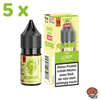 Revoltage NEON LEMON 10mg/ml Nikotin, 50/50 Liquid 5x 10ml
