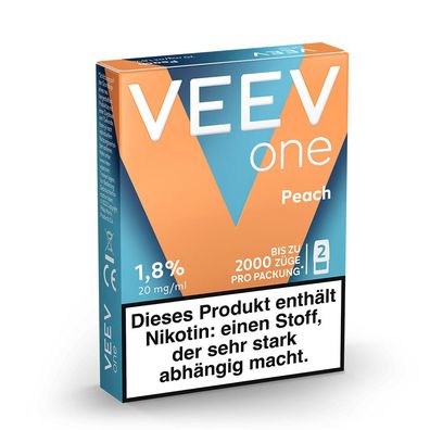 VEEV one Pod PEACH 20mg/ml Nikotin à 2 Pods