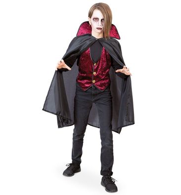 narrenwelt Cape Bela Halloween Dracula Vampir 104-164 Halloween Motto Party