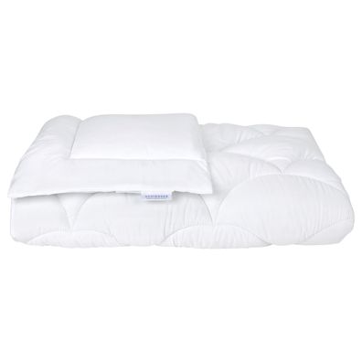 Schiesser Kinderbettenset Lagom - 2-teilig - 100 x 135 cm - Weiß