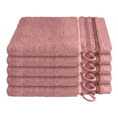 Schiesser Waschhandschuhset Skyline Color - 5-teilig - 16 x 22 cm