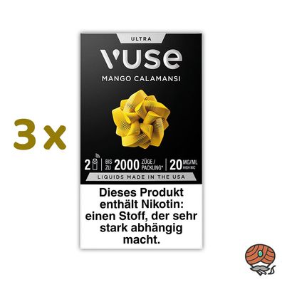 Vuse ULTRA Pods Mango Calamansi 20mg/ml Nikotin 3x 2 Pods