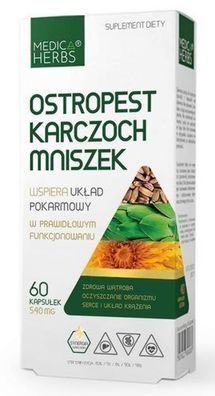 Medica Herbs Mariendistel Verdauung Komplex Mit Artischocke Löwenzahn 60 Kapseln