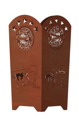 FC Bayern München Feuerkorb Fans 5 Sterne FCB Feuerstelle Feuertonne