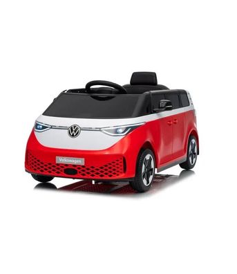 VW ID Buzz Kinder Elektroauto 12V mit Fernbedienung Bluetooth EVA Leder USB LED