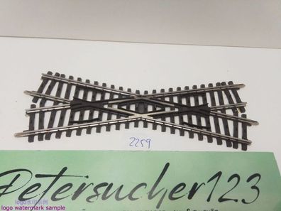 Märklin H0 AC 2259 K-Gleis Kreuzung / 168,9 mm / Kreuz. winkel = 22° 30'