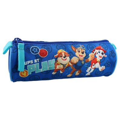 Paw Patrol Etui Federmäppchen Blau für Schreibutensilien