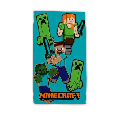 Minecraft Crawler Handtuch 30x50 cm Frottee Baumwolle Kinderhandtuch