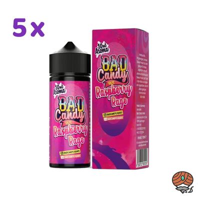 BAD Candy Raspberry Rage Longfill Aroma für E-Zigaretten 5x 10ml