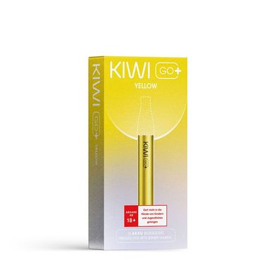 KIWI GO+ E-Zigarette Akku 500mAh - verwendbar mit KIWI GO+ PODs - YELLOW