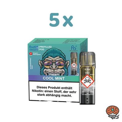 RandM Tornado POD Cool Mint 20mg/ml Nikotin 5x 2 Pods