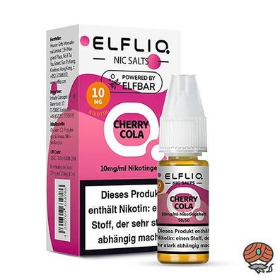 ELFLIQ by ELFBAR Cherry Cola * 10mg/ml* Nikotinsalz, Liquid 10ml