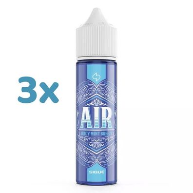 SIQUE Berlin AIR Juicy Mint Breeze Longfill Aroma, 3x 5ml