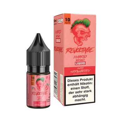 Revoltage SUPER Strawberry 10mg/ml Nikotin, 50/50 Liquid 10ml
