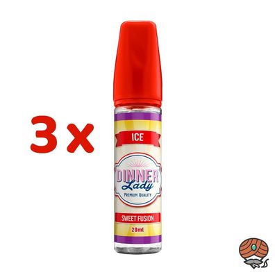Dinner Lady SWEET FUSION Longfill Aroma für E-Zigaretten - Ice 3x 20ml