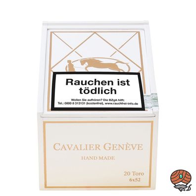 Cavalier Genève White Series Toro Zigarre aus Honduras 20er Kiste
