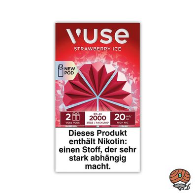 Vuse PODS Strawberry Ice 20mg/ml Nikotin à 2 Pods