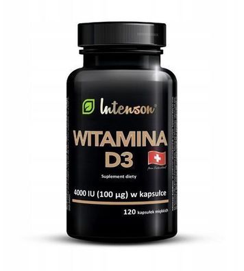 Intenson Vitamin D3 4000 IE, 120 Kapseln