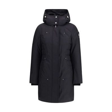 Moose Knuckles Black Recycled Polyester Parka