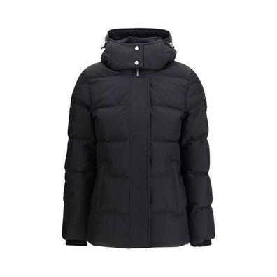 Moose Knuckles Black Recycled Polyester Coat