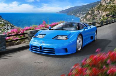 Revell 1:24 7353 Bugatti EB110 - NEU
