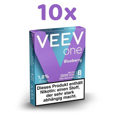 VEEV one Pod Blueberry 20mg/ml Nikotin 10x 2 Pods