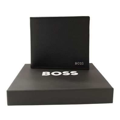 Hugo Boss Geldbörse Brieftasche m. Metalllogo und Münzfach | Crosstown 4cc coin
