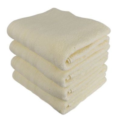 Frottee-Handtuch-Set UNI 70x130 cm 4 Stück creme
