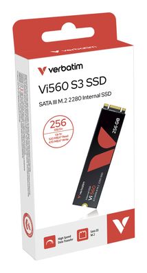 Verbatim Vi560 S3 - SSD - 256 GB - intern - M.2 2280
