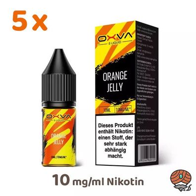 OXVA Overdosed ORANGE JELLY 10mg/ml Nikotin, 50/50 Liquid 5x 10ml