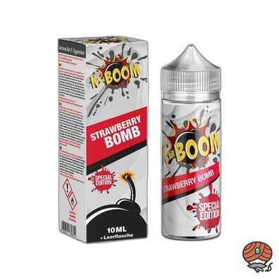 K-BOOM Strawberry Bomb Longfill Aroma für E-Zigaretten 10ml