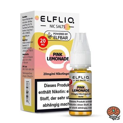 ELFLIQ by ELFBAR Pink Lemonade * 20mg/ml* Nikotinsalz, Liquid 10ml