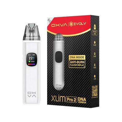 OXVA Xlim Pro 2 DNA Silk White E-Zigarette, befüllbares Pod-System