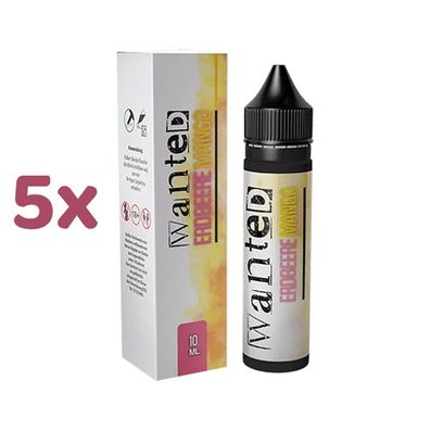 Wanted Erdbeere MANGO Longfill Aroma für E-Zigaretten 5x 10ml