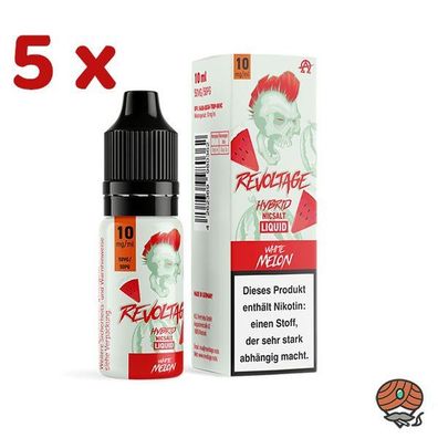 Revoltage WHITE MELON 10mg/ml Nikotin, 50/50 Liquid 5x 10ml