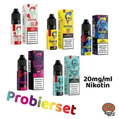 Revoltage Probierset 20mg/ml Nikotin, 50/50 Liquid 5x 10ml