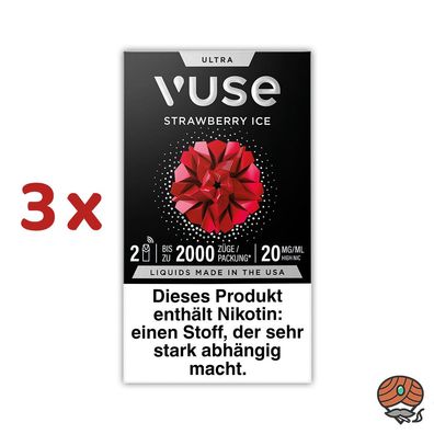 Vuse ULTRA Pods Strawberry Ice 20mg/ml Nikotin 3x 2 Pods