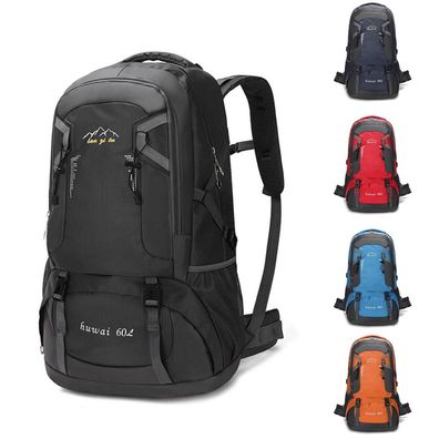 60L Rucksack Wasserdicht Herren Damen Outdoor Trekking Wanderrucksack Backpack