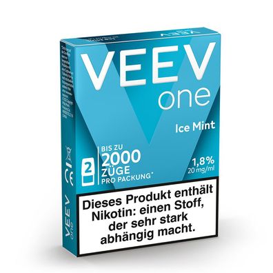VEEV one Pod ICE MINT 20mg/ml Nikotin à 2 Pods