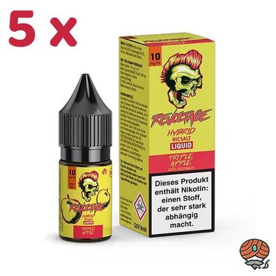 Revoltage TRIPLE APPLE 10mg/ml Nikotin, 50/50 Liquid 5x 10ml