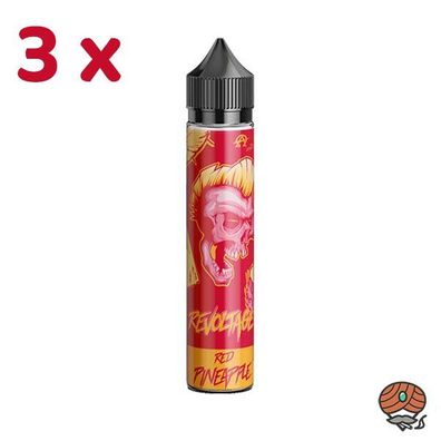 Revoltage RED Pineapple Longfill Aroma für E-Zigaretten 3x15ml