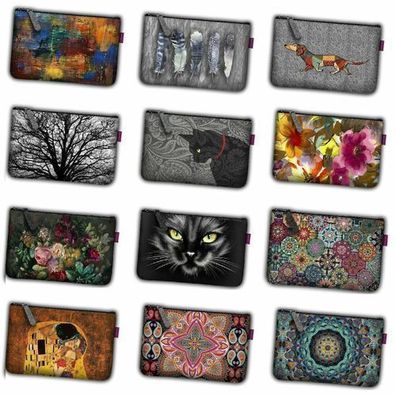 Taschenorganizer aus Filz Kulturbeutel mit Reißverschluss Damentaschen Make-Up