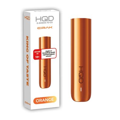 HQD Cirak E-Zigaretten Akku 370mAh - ORANGE - verwendbar mit HQD Cirak PODs