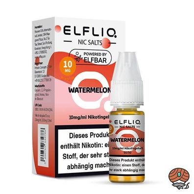 ELFLIQ by ELFBAR Watermelon * 10mg/ml* Nikotinsalz, Liquid 10ml