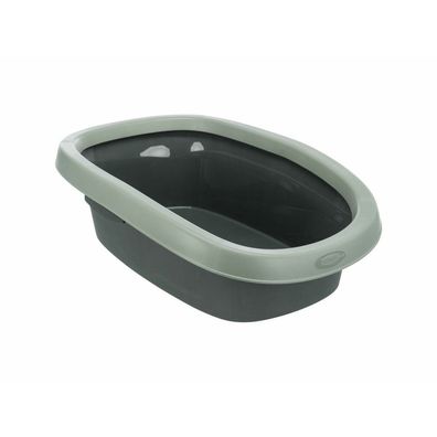 Trixie Carlo Be Eco Litter Box With Rim Anthracite / Grey