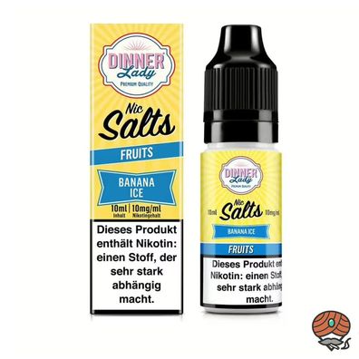 Dinner Lady Banana Ice Nikotinsalz 20mg/ml Nikotin 50/50 Liquid 10ml