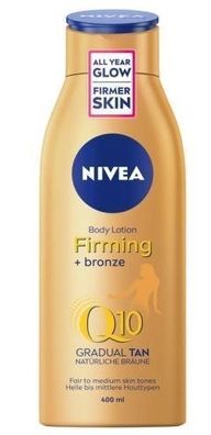 Nivea Straffender Bräunungsbalsam mit Q10, 400ml - Hautstraffung und Feuchtigkei
