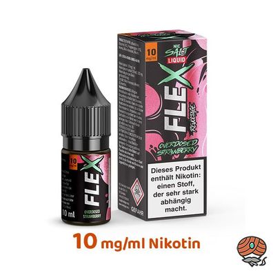 FLEX Overdosed by Revoltage Strawberry 10mg/ml Nikotin, 50/50 Liquid 10ml
