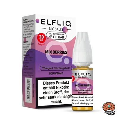 ELFLIQ by ELFBAR Mix Berries * 20mg/ml* Nikotinsalz, Liquid 10ml